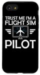 iPhone SE (2020) / 7 / 8 Flight Simulator Pilot Four Engine Jet Aircraft Aviation Case