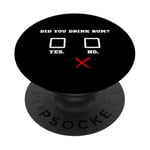 Did You Drink Rhum – Humour amusant pour bar PopSockets PopGrip Adhésif