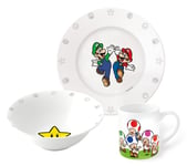 Stor - 3-Piece Ceramic Gift Set - Super Mario (20045)