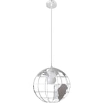 20cm Suspension Lumière de sphère, Abat-jour de plafonnier industriel rétro en métal, Lampe suspendue Loft Bar pour restaurants de salon de cuisine