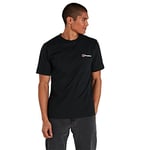 Berghaus Men's Organic Front & Back Classic Logo T-Shirt, Black, L