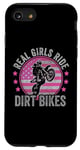 Coque pour iPhone SE (2020) / 7 / 8 De vraies filles font du vélo tout-terrain pour les amateurs de motocross