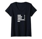 Womens Barista Coffee Espresso Cappuccino Coffee Machine V-Neck T-Shirt