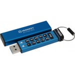 Kingston IronKey Tastatur 200 128 Gt 256bit XTSAES USB 3.2 Gen 1 hukommelse