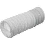 LIRAST 125mm / 3m PVC Flexible Ducting - Ventilation Duct Hose for Tumble Dryer, Cooker Hood, Extractor Fan, Air Conditioner