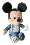 Clementoni - 17394 - Peluche Veilleuse - Disney Baby Mickey - veilleuse Musicale et Lumineuse - Peluche Lavable en Machine, 6 Mois et Plus