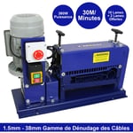 T-mech - Machine de dénudage automatique de câbles électriques et de fils - Récupération de fils isolés de 1,5 mm à 38 mm.