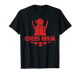 Funny Chess Design Kids Boys Girls Ninja Chess Lover Players T-Shirt