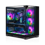 AWD-IT X= Dark Xpanse Black Ryzen 7 5700X 8 Core NVIDIA RTX 4060 8GB Desktop PC for Gaming