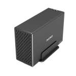 DELTACOIMP – External HDD enclosure, USB 3.0, 3.5" HDD, USB-A, black (K35272U3)