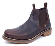 Wrangler Hill Chelsea Leather Bordo Mens Boots - Size UK 7