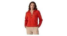 Polaire femme patagonia retro pile marsupial rouge