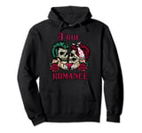 True romance Rock Skull Tattoo Pin Up Rockabilly Pullover Hoodie