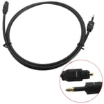 Optical SPDIF Audio Cable  3.5mm Digital Wire 1M/3FT For Toslink to Mini Plug