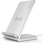 Qi Chargeur Sans Fil Samsung  Chargeur Induction iPhone X Recharge Rapide Station  Wireless Charger Support pour Autres Appareils Qi