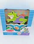 Melissa & Doug First Play Friendly Frogs Pull Along Wooden Toy 18m+ H07