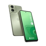 MOTOROLA G24 128Go Vert amande, smartphone débloqué, écran 6,6", double capteur 50MP, Dolby Atmos, batterie 5000 mAh, Chargeur 20W et coque de protection inclus