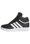 adidas Hoops 4.0 Mid Shoes Basket, Core Black/FTWR White/FTWR White, 23 EU