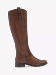 Gabor Brook Leather Long Boots, Brown