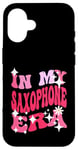 Coque pour iPhone 16 In My Saxophone Era Music Band pour femmes et enfants