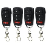 Pack of 4 Universal Garage Door Remote Controls,433 MHz,Clone Remote Switch6652