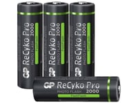 Gp Batteries Recyko Photoflash, Oppladbart Batteri, Aa, Nikkelmetallhydrid (Nimh), 1,2 V, 4 Stykker, 2000 Mah