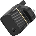 OtterBox USB-C PD GaN UK Wall Charger 45W, USB-C Fast Charger for Smartphone and Tablet, Drop Tested, Rugged, Ultra Durable, Black