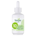 Simple 10% Ceramide Boosters & Omega Complex* Facial Serum Skin Care Product Suitable For All Skin Types For Restored and Nourished Skin 30 ml