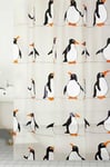 PENGUIN BLUE CANYON POLYESTER 180 X 180CM SHOWER CURTAIN HOOKS INCLUDED