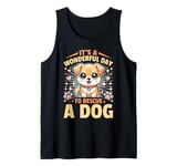 Foster Rescue Dog It's A Wonderful Day To Rescue A Dog Tank Top