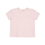 Copenhagen Colors Randig T-shirt Med Rufsiga Ärmar Ballerina Cream Stripe | Rosa | 80 cm