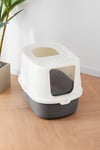 Large Hooded Cat Litter Box with Scoop