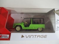 MINIATURE CITROEN MEHARI VERTE MONDO MOTORS 1/43