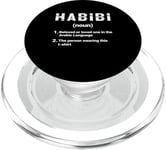 Habibi Dictionary Definition Arabic for Men Women Habibi PopSockets PopGrip for MagSafe