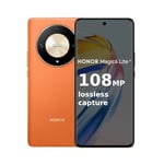 HONOR Magic6 Lite, Smartphone 5G, 8 Go + 256 Go, écran 120 Hz Anti-Chute 6,78 Pouces, Triple Appareil Photo arrière 108 MP, Batterie de 5300 mAh, Double SIM, Android 13, Orange