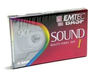 EMTEC BASF K7 AUDIO VIERGE 90 MIN CASSETTE IEC 1 QUALITY FERRIC SOUND 1 / NEUF