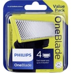 Philips OneBlade QP240 Ersättningsrakblad 4 st