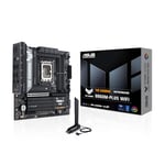 ASUS TUF Gaming B860M-PLUS WiFi, Carte mère Intel mATX, 12+1+2+1 80A étapes d'alimentation DrMOS, DDR5, PCIe 5.0, 3 emplacements M.2, Wi-FI 7, Realtek 2,5 Go Ethernet, DisplayPort, HDMI, USB 20 Gbps