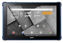 Acer Enduro Urban T1 Tablette Semi Rugged EUT110A-11A-K4VY Écran Tactile 10.1" Military Standard, Waterproof, Structure résistante, Pare-Chocs en Caoutchouc, Certification IP53, Android, Bleu