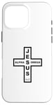 Coque pour iPhone 16 Pro Max Jesus Alpha & Omega