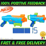 Nerf Elite Junior Ultimate Starter Set x2 Blaster Guns 15 Darts Toy For Kids UK