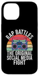 Coque pour iPhone 14 Rap Battles The Social Media Fight Hip Hop des années 90