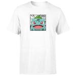 Pokémon Pokédex Bulbasaur #0001 Men's T-Shirt - White - XS