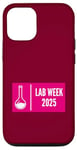 Coque pour iPhone 12/12 Pro Pink Lab Week 2025, jolie pour un technicien de laboratoire