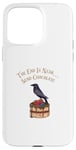 Coque pour iPhone 15 Pro Max Funny The End is near, Send Chocolate Design