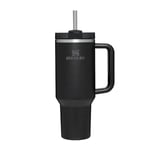 Stanley Quencher H2.0 FlowState Tumbler 1.2L - Froid Pendant 11 Heures - Glacé Pendant 48 Heures - Lavable au Lave-Vaisselle - Mug Isotherme avec Paille - Gourde Sans BPA - Black Tonal