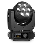 BeamZ Pro MHL740 LED Moving Head Zoom 7x40 Watt, Professionell wash moving head med motoriserad zoom och kraftfulla 4-i-1 LED-lampor