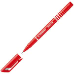 Stabilo Stylo-feutre Sensor - pointe Super fine corps en polypropylène rouge encre