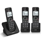 VTech ES2002 DECT Cordless Home Phone 3 Handsets Nuisance Call Blocker