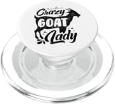 Crazy Goat Lady Mom Mama PopSockets PopGrip for MagSafe